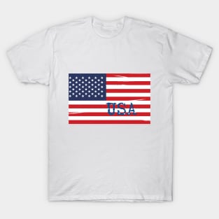 USA Flag- American Flag -Freedom T-Shirt